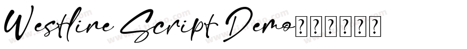 Westline Script Demo字体转换